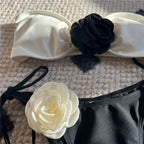 Intims - Maillot de bain brésilien sexy à fleurs - 72539FR