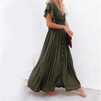 Intims - Robe Longue Légère de Plage Bohème Unie pour Femmes - 61953FR