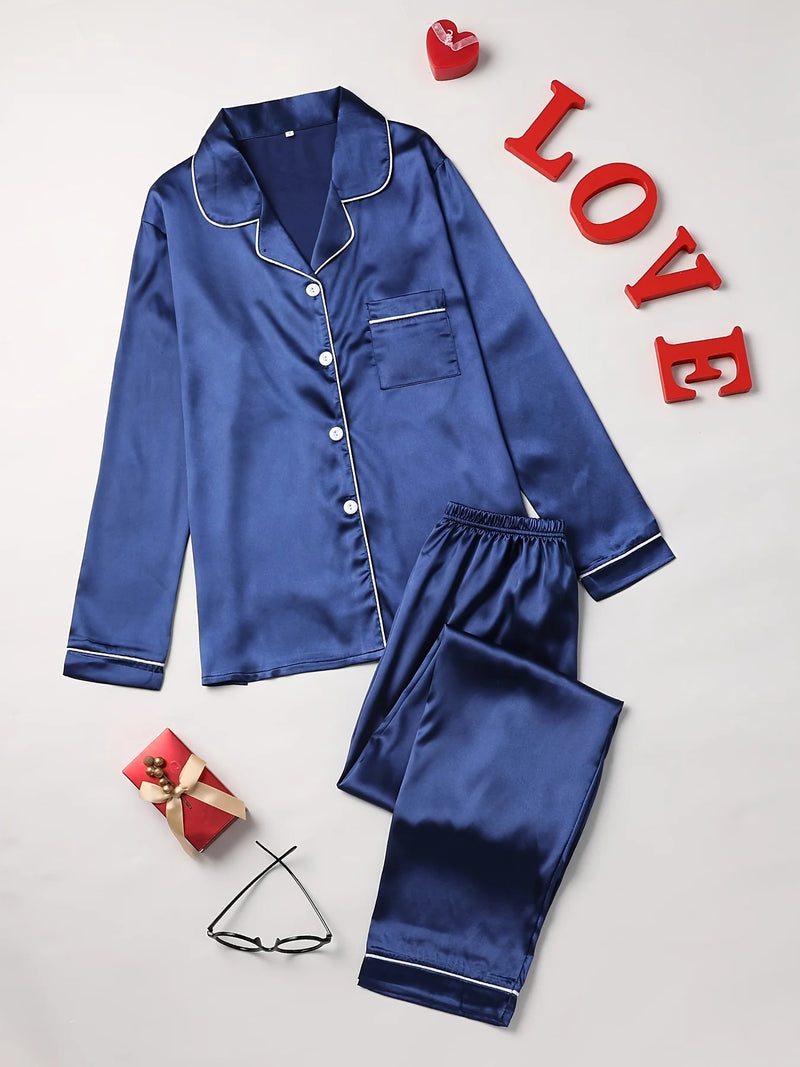 Intims - Ensemble de Pyjama Chic en Satin pour Femme - 29384FR