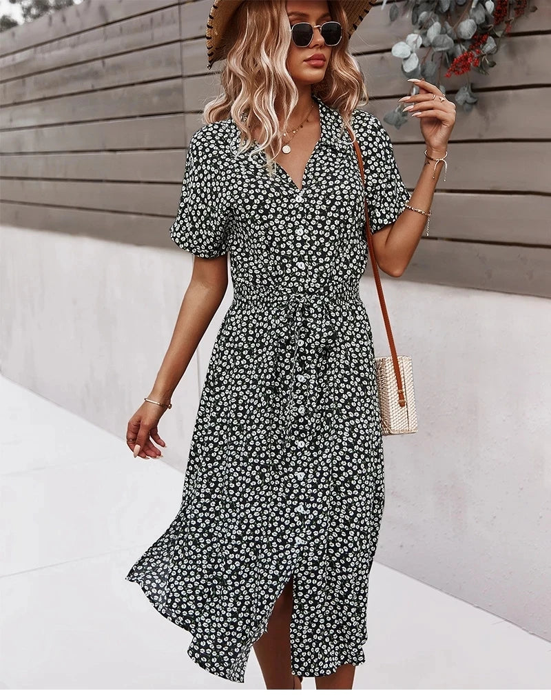 Intims - Robe Midi Imprimée à Fleurs pour Femme - 97531FR