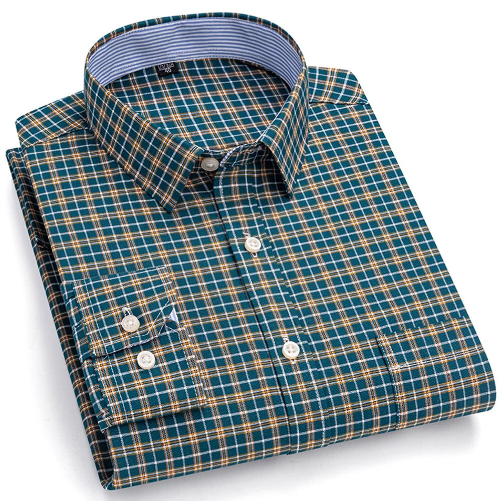 Intims - Chemise Décontractée à Carreaux/Rayures en Coton pour Hommes - 31452FR