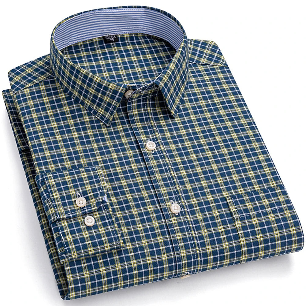 Intims - Chemise Décontractée à Carreaux/Rayures en Coton pour Hommes - 31452FR
