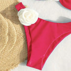 Intims - Maillot de bain brésilien sexy à fleurs - 72542FR
