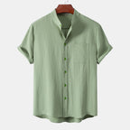 Intims - Chemise Décontractée à Col Mao Printemps & Été pour Hommes - 29471FR