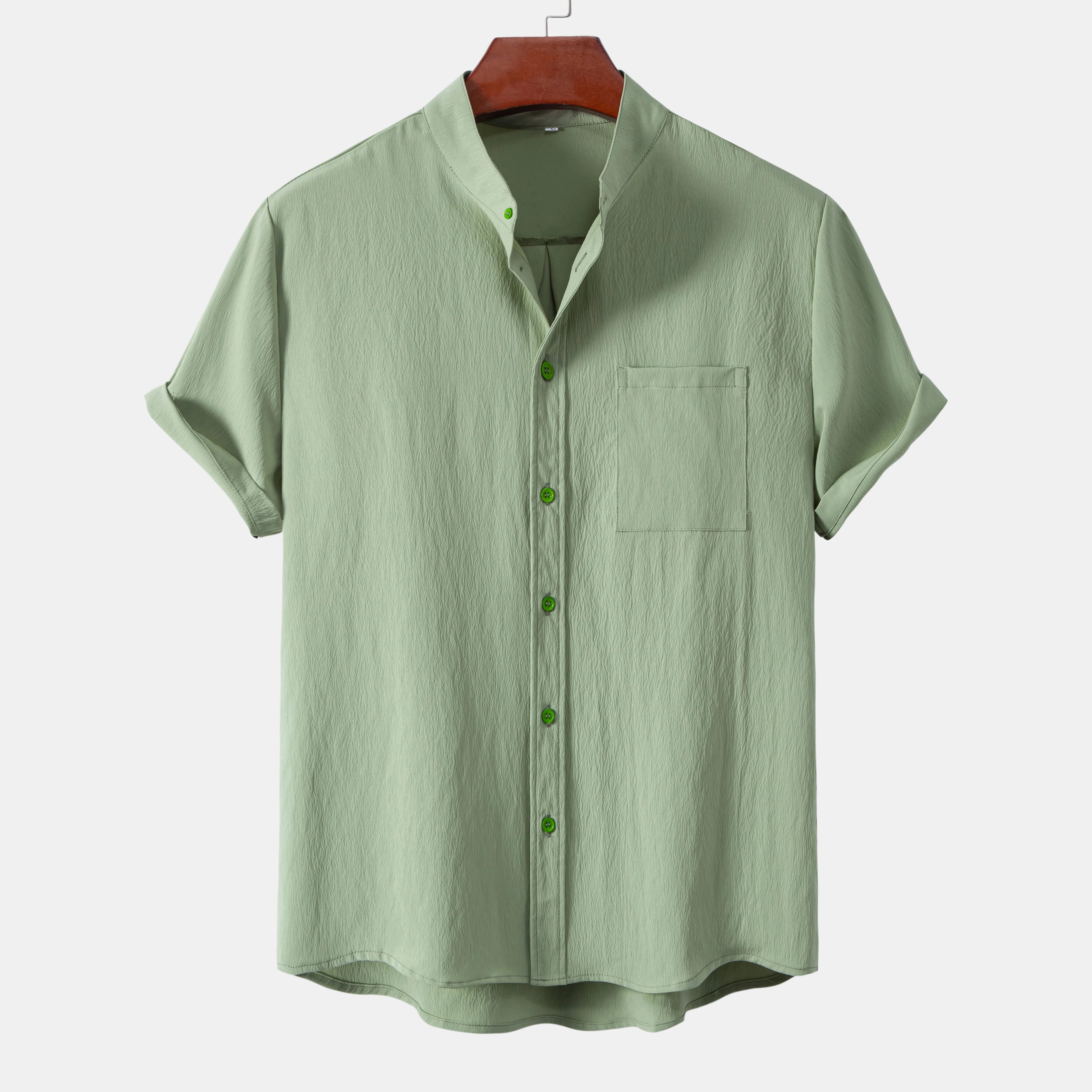 Intims - Chemise Décontractée à Col Mao Printemps & Été pour Hommes - 29471FR
