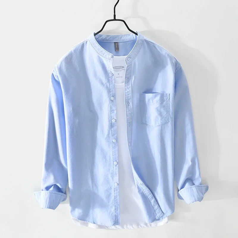 Intims - Chemise en 100% Coton à Col Mao pour Homme - 83927FR