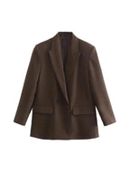 Intims - Blazer Intemporel Couleur Automnale - 10001FR