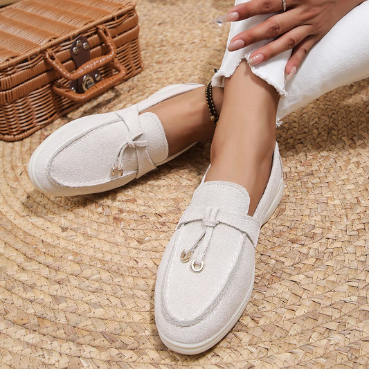 Intims - Mocassins Femme Rétro en Cuir Ultra Confort