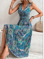 Intims - Robe Bohème Imprimée sans Manches pour Femme - 86420FR