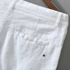Short d'Été en Lin Pur pour Hommes Couleurs neutres - 75319FR
