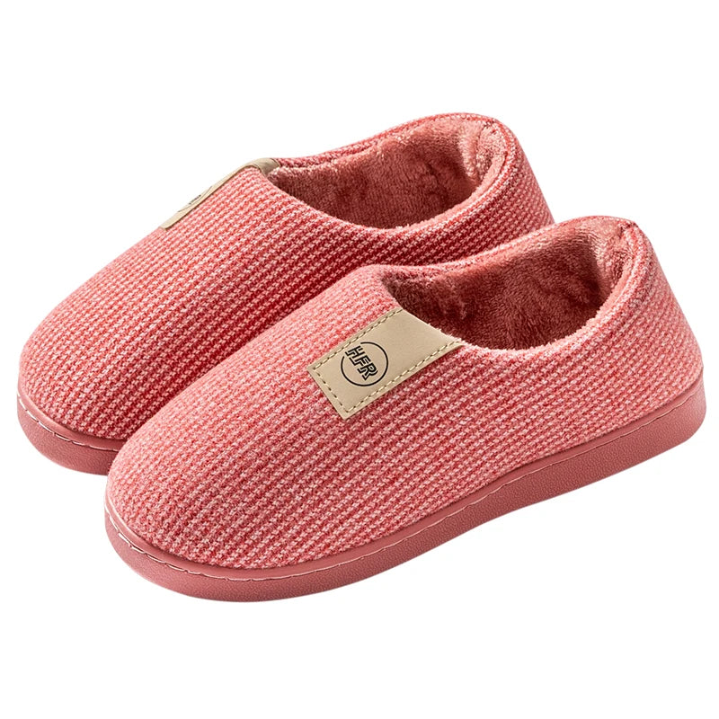 Pantoufles Antidérapantes et Chaudes en Coton & Polaire