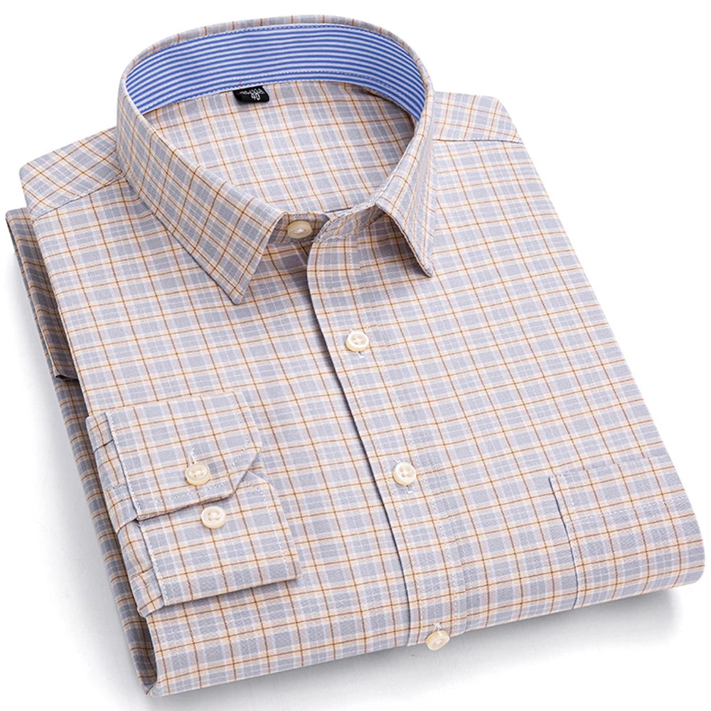 Intims - Chemise Décontractée à Carreaux/Rayures en Coton pour Hommes - 31452FR