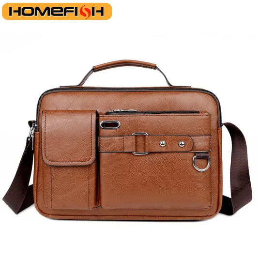 Sac Bandoulière à Multi-Poches en Cuir PU