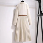 Intims - Robe 2 en 1 avec Ceinture Veste Tailleur et Jupe Plissée - 19482FR