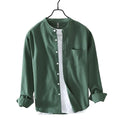 Intims - Chemise en 100% Coton à Col Mao pour Homme - 83927FR