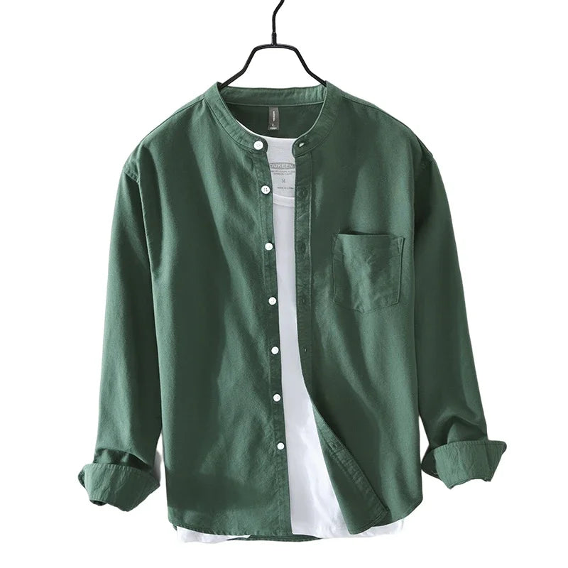 Intims - Chemise en 100% Coton à Col Mao pour Homme - 83927FR