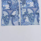 Intims - Ensemble Chemisier Imprimé Bandana Bleu et Pantalon Large Taille Haute pour Femme - 97531FR