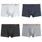 Intims - Men's Striped Cotton Boxer Shorts - Pack of 4 - 58214FR