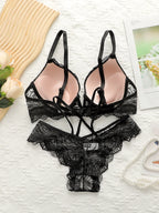 Ensemble de Sous-vêtements - Push Up & Dentelle