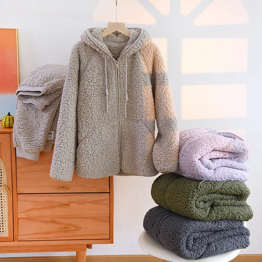 BEARY - Ensemble d'intérieur Chaud & Doux en Flanelle