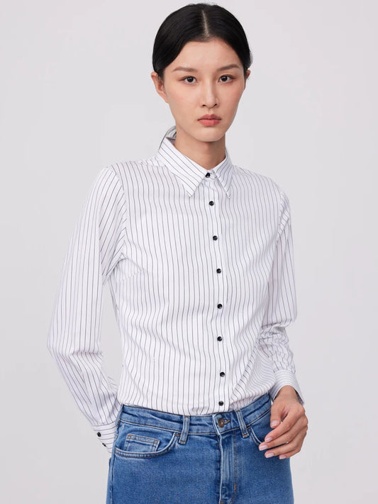 Intims - Chemise rayée à manches longues pour Femmes - 38452FR
