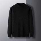 Pull Tricot BASIC en Laine à Col Rond - Homme