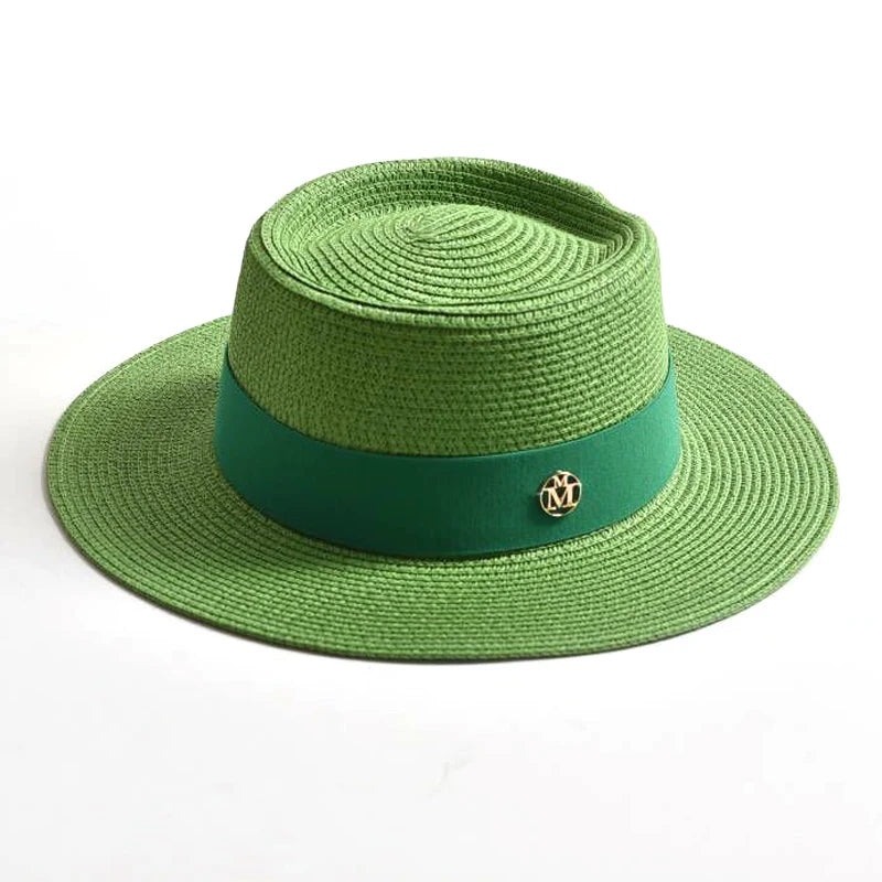 Intims - Chapeau de Paille Coloré à Ruban - 17 Couleurs
