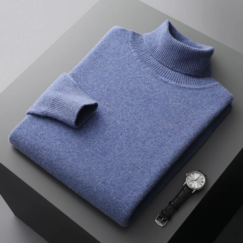 Pull Col roulé 100% Laine de mérinos