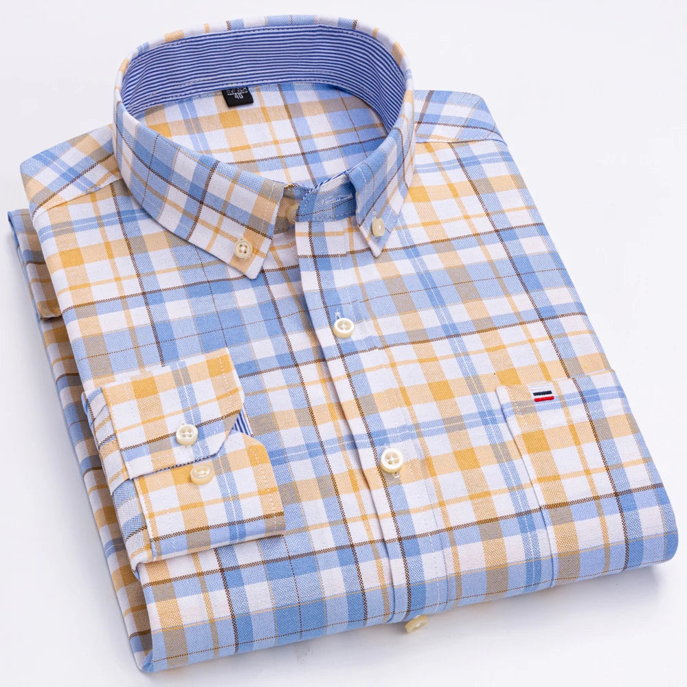 Intims - Chemise Décontractée à Carreaux/Rayures en Coton pour Hommes - 31452FR