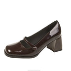 Escarpins talon carré
