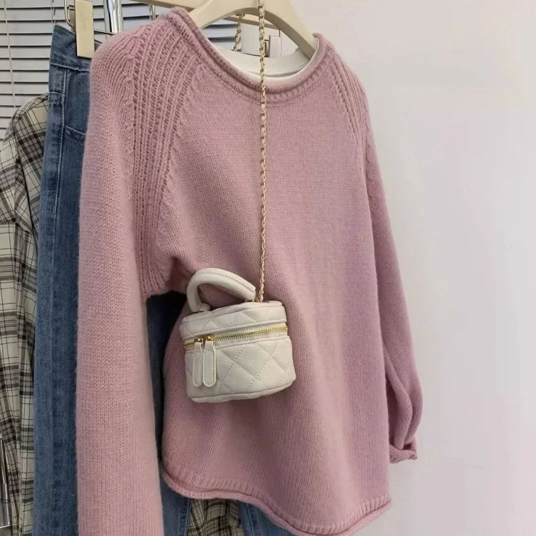 Pull Ample en Tricot Doux et Chaud