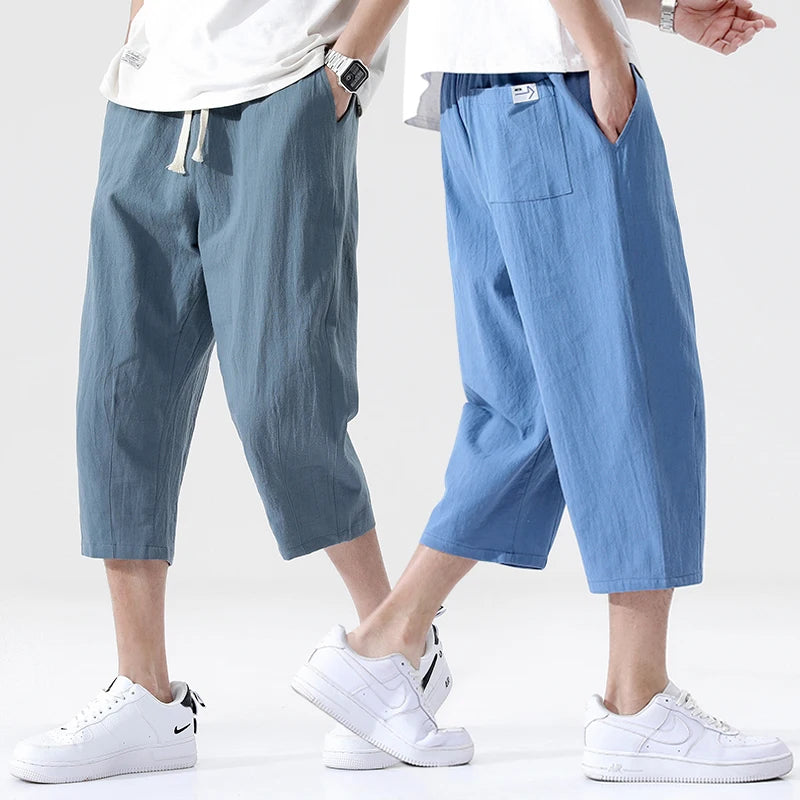 Intims - Pantacourt ULTRA LEGER en lin et coton pour homme - 86420FR