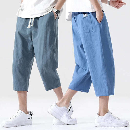 Intims - Pantacourt ULTRA LEGER en lin et coton pour homme - 86420FR