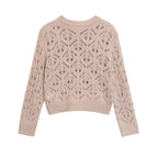 Intims - Gilet Maille Jacquard Ajourée pour Femme - 75319FR