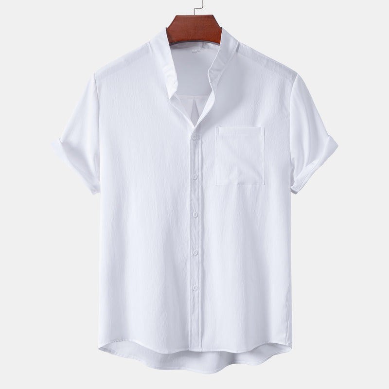 Intims - Chemise Décontractée à Col Mao Printemps & Été pour Hommes - 29471FR