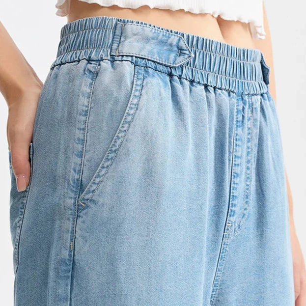 Intims - Jeans ample coupe droite pour Femme - 98263FR