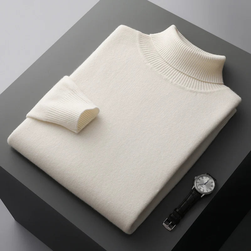 Pull Col roulé 100% Laine de mérinos