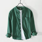 Intims - Chemise en 100% Coton à Col Mao pour Homme - 83927FR
