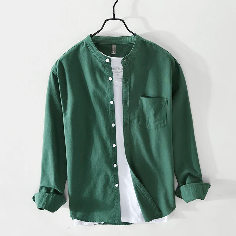 Intims - Chemise en 100% Coton à Col Mao pour Homme - 83927FR