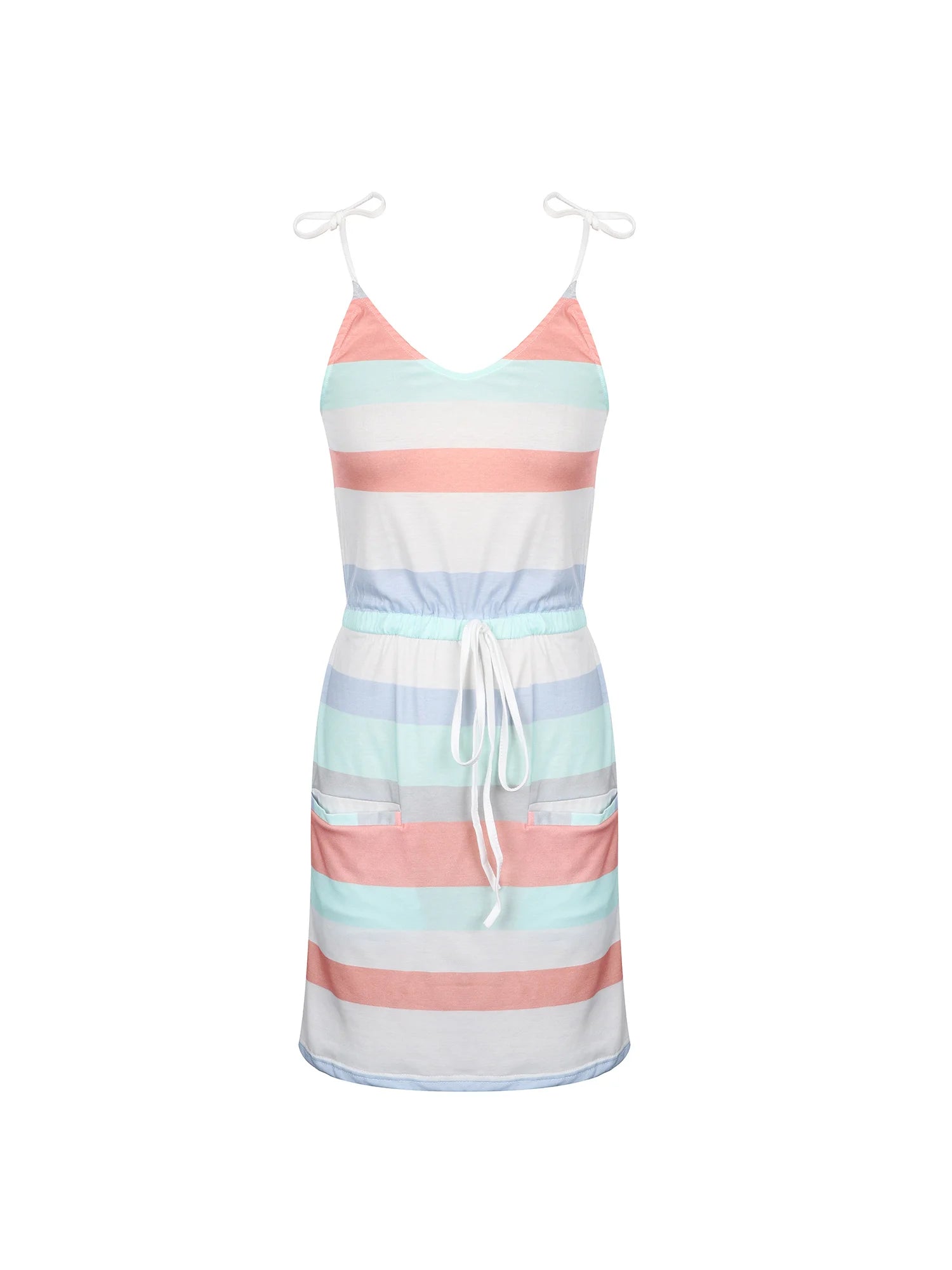 Robe d'été à Rauyres Courte, Fine Bretelles & Élastique