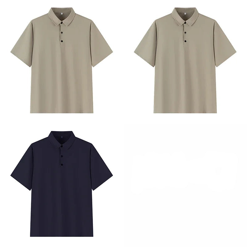Intims - Lot de 3 Polos Manches Courtes en Grandes Tailles pour Hommes - 48321FR