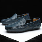 Intims - Mocassins en Cuir Véritable Respirants et Ajourés pour Hommes - 86421FR