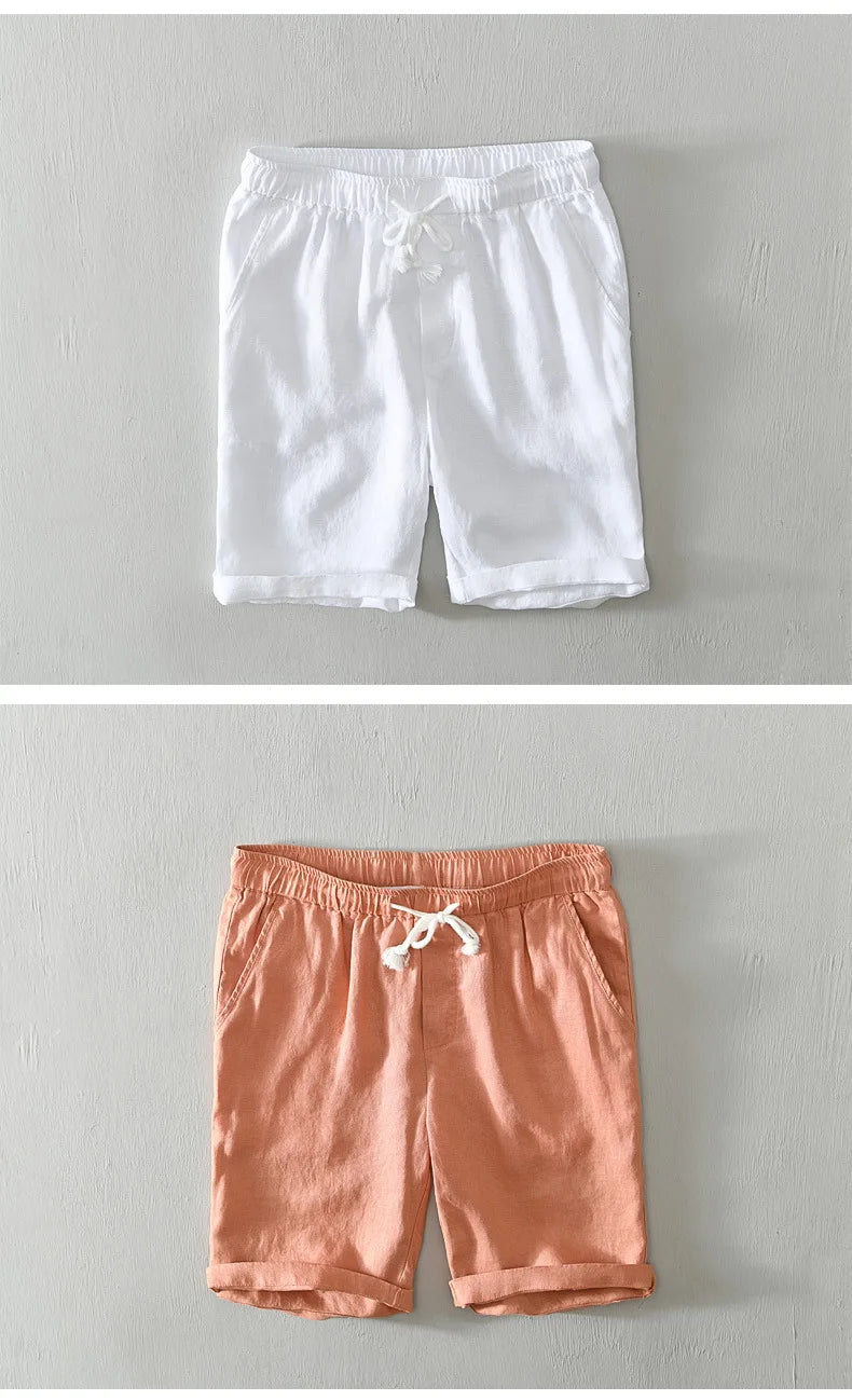 Intims - Shorts en Lin 100% pour Hommes - 67890FR