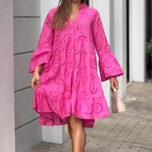 Intims - Robe chemise courte et ample à broderie - 57913FR