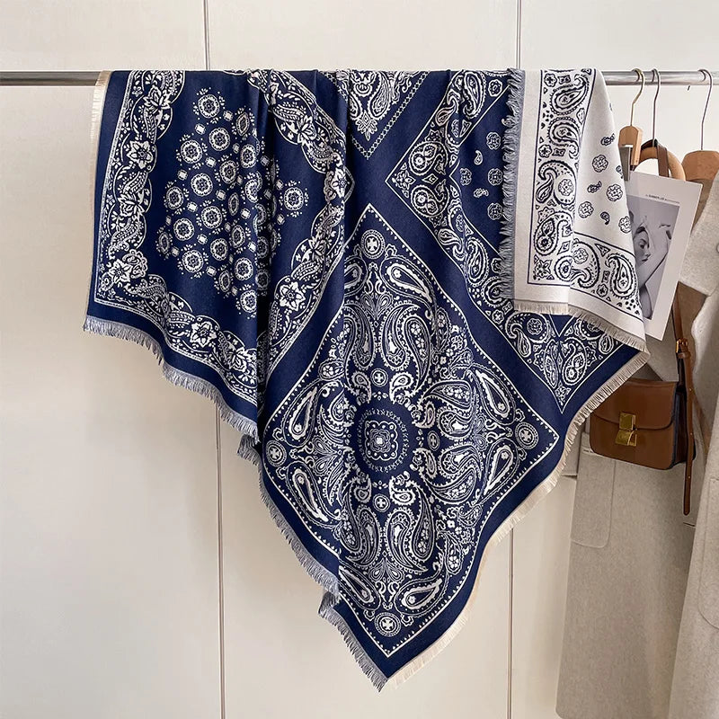 Écharpe Imitation Cachemire Motif Bandana