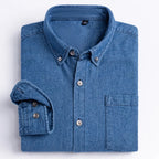 Chemise en Jean à Manches Longues Homme
