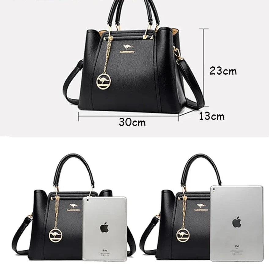 Sacs à main de PREMIUM en cuir souple pour femmes