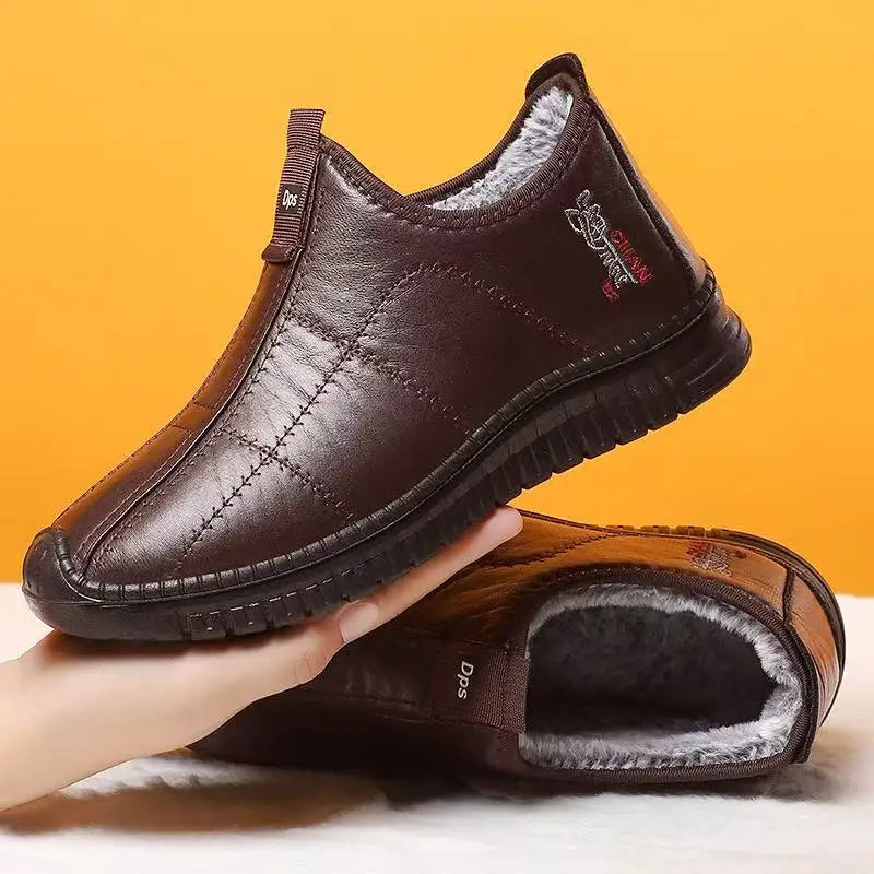 Chaussures Slip-on Sans Lacets à Doublure Chaude & Imperméables - Homme