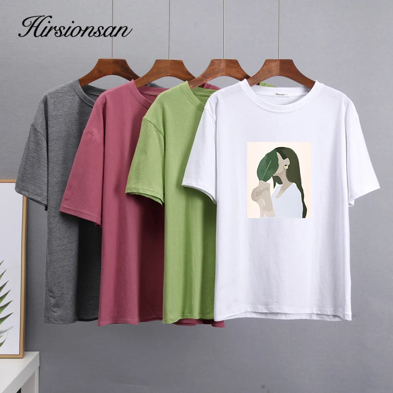 T-shirt en Coton ample à imprimé Femme tropical