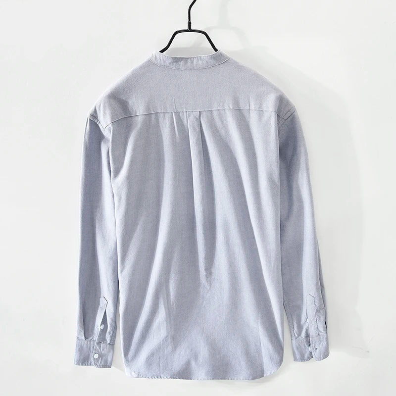 Intims - Chemise en 100% Coton à Col Mao pour Homme - 83927FR